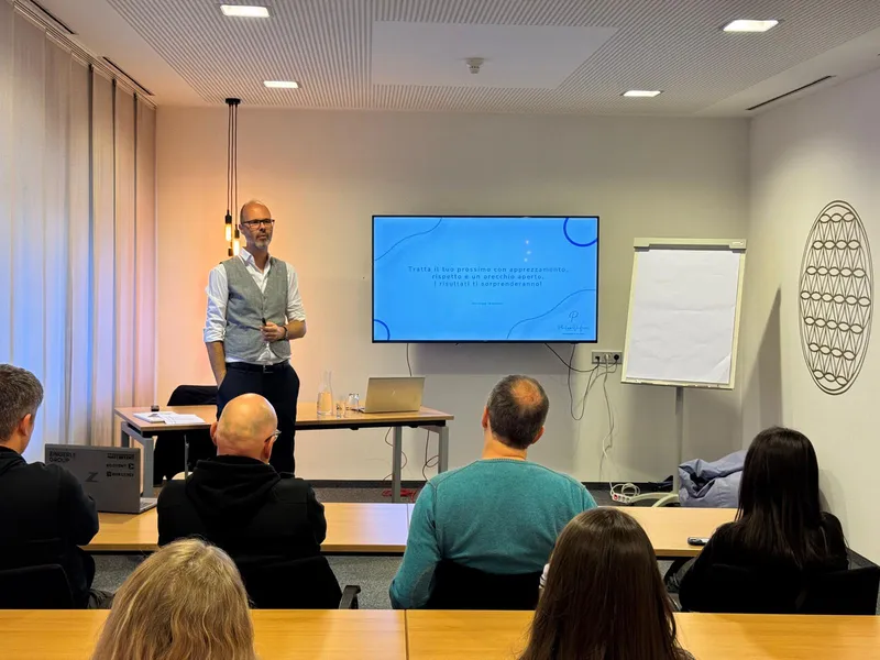 Philipp Weifner bei Workshop-Seminar