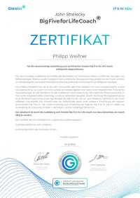 Greator Business Coach Zertifikat